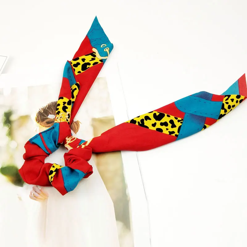 Женская повязка на голову из шифона Дамский тюрбан эластичный обруч для головы