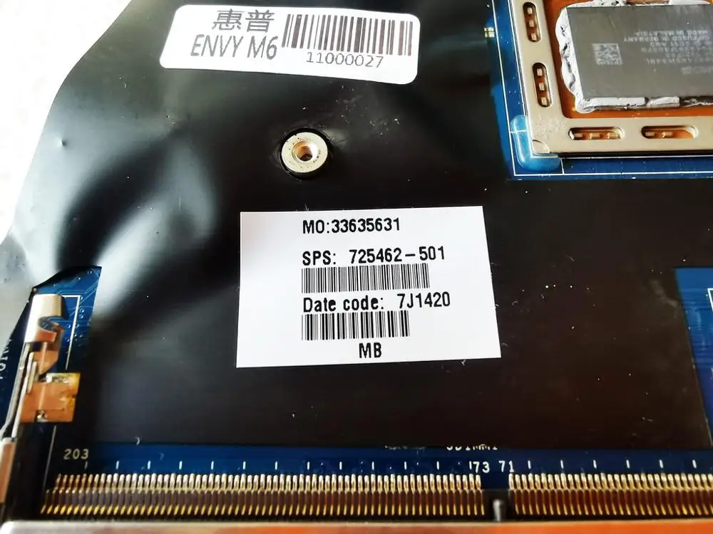 Оригинальная материнская плата для ноутбука HP ENVY M6 TS A10-5745M 725462-501 VPU11 LA-9851P