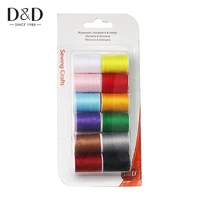 12pcsset sewing threads multicolor polyester quilting stitching embroidery thread hand sewing accessories diy