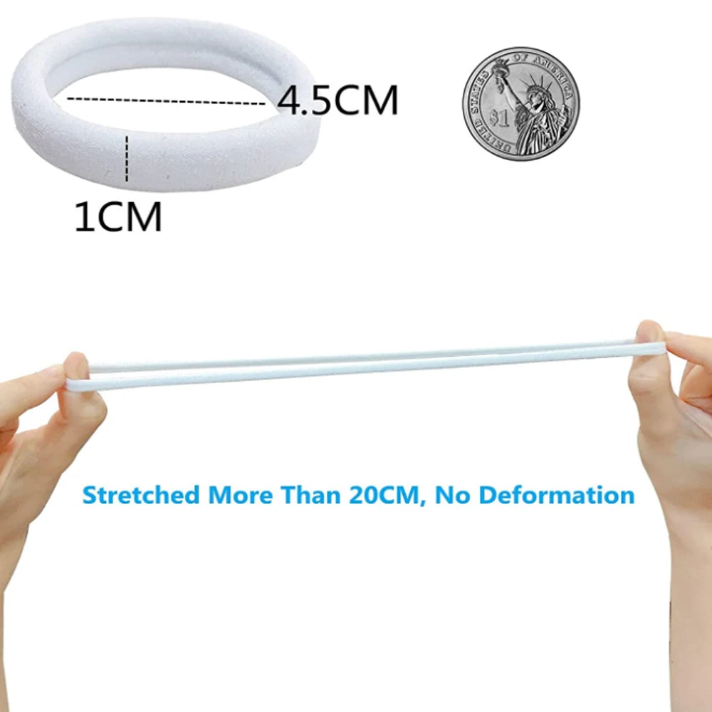 Бесшовные эластичные резинки для волос 50 шт