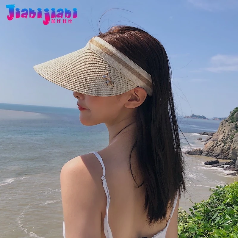 Летняя детская соломенная Кепка с козырьком для маленьких девочек