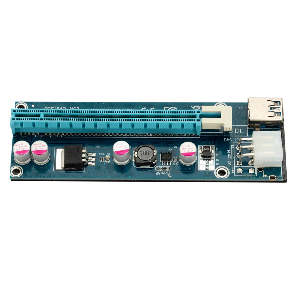 PzzPss 10 шт. VER006C PCIe 1x до 16x Экспресс Райзер карта графическая pci-e удлинитель 60 см USB 3 0