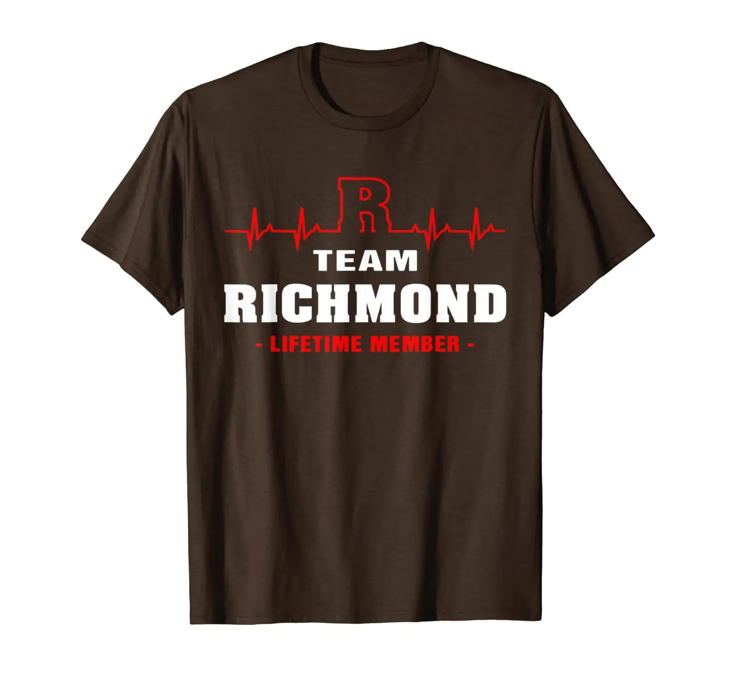 

Team Richmond lifetime member shirt surname, last name gift T-Shirt