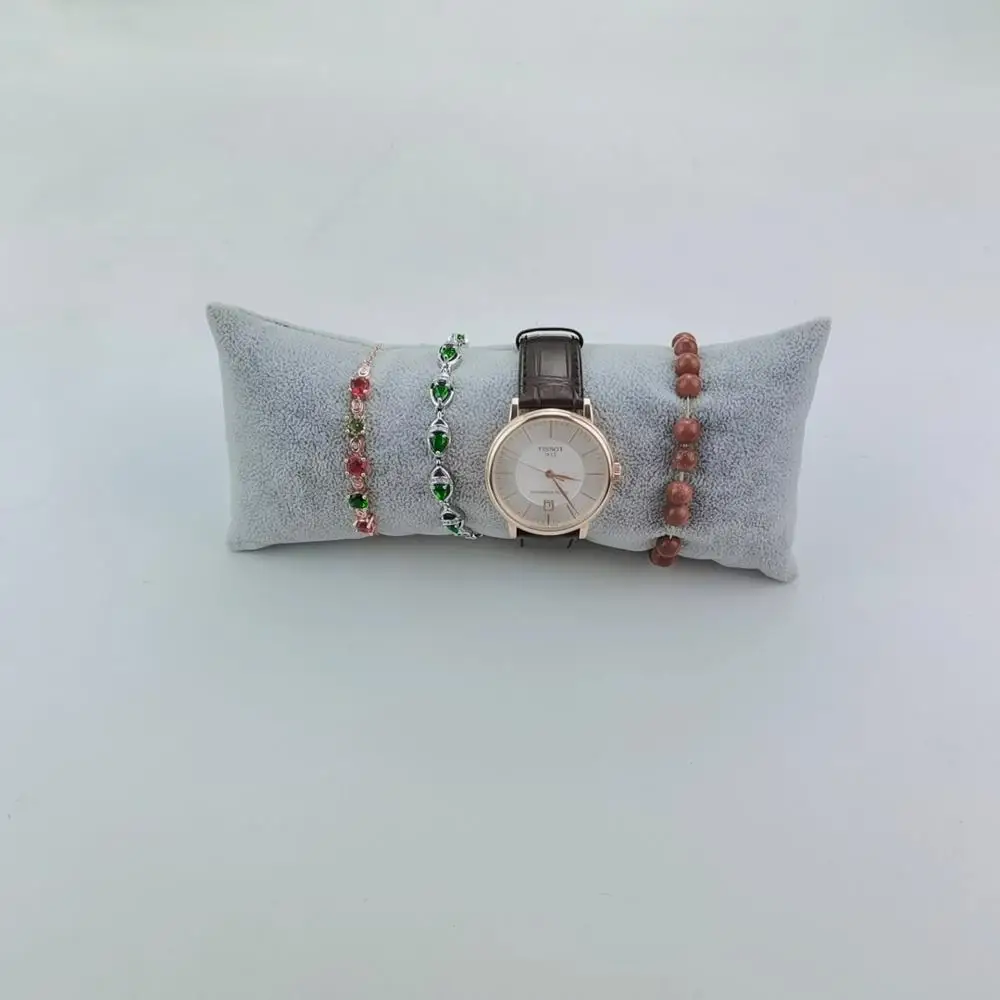 

Подставка для браслетов и ювелирных изделий, бархатный держатель из искусственной кожи, органайзер, чехол для презентаций, браслет, ножной браслет, демонстрация часов, фотография