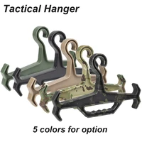 heavy duty tactical coat hanger outdoor hunting vests plastic non slip practical durable hanger airsoft gear paintball accessory