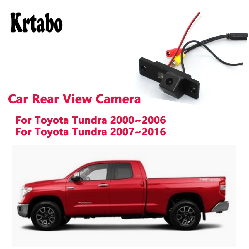 

Krtabo hd Автомобильная задняя камера для Toyota Tundra(2000-2016) ночное видение Водонепроницаемая камера для парковки автомобиля