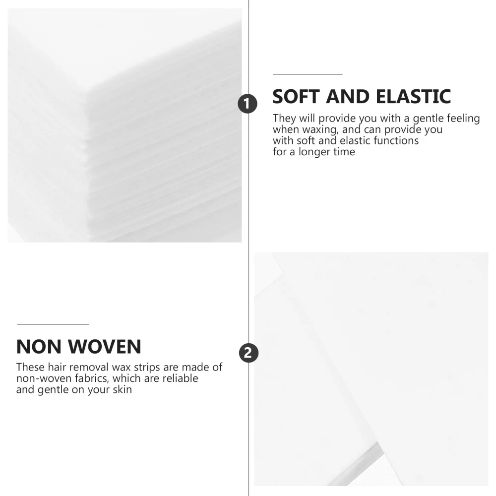 

200pcs Professional Facial Body Hair Removal Wax Strips Epilating Wax Strip