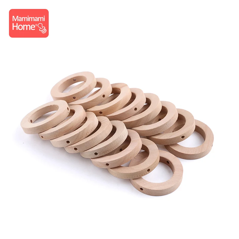 30 мм Детские деревянный Прорезыватель для зубов в форме кольца буровая установка