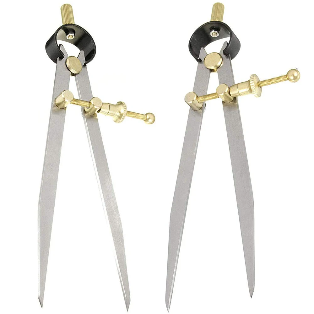 1 шт углеродного Сталь скрап-делитель колеса компас кожа стежка расстояние между