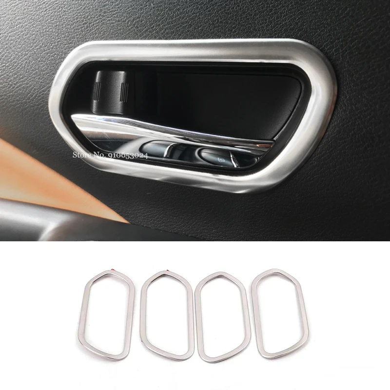 

For Nissan Kicks 2017-2021 Stainless steel LHD Car inner door Bowl protector frame Decoration Cover Trim Car-Styling Accessories