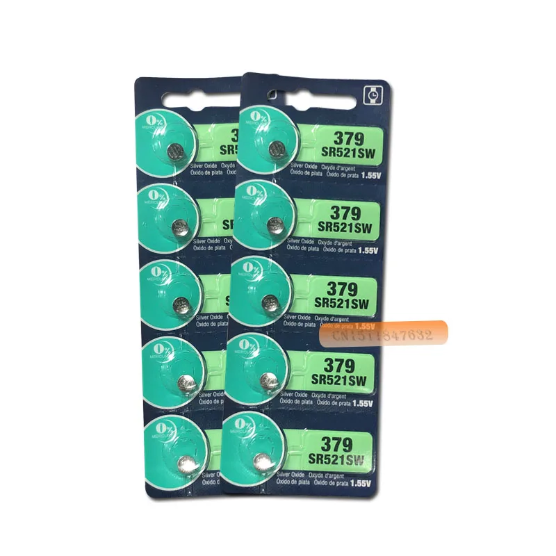 Розничная продажа новый долговечный батарейный блок для часов 379 SR521SW D379 SR63 V379 AG0
