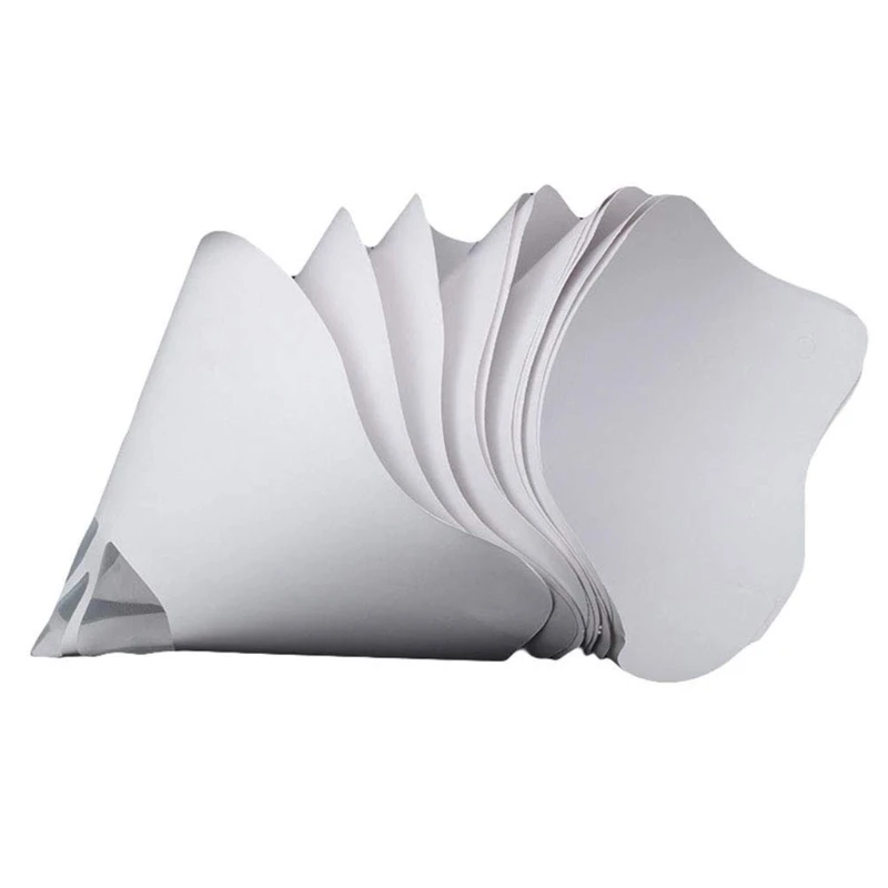 

50/100pcs Funnel Paper 3D Printer Accessories White Thicken Filter Photocuring Consumable Resin Disposable
