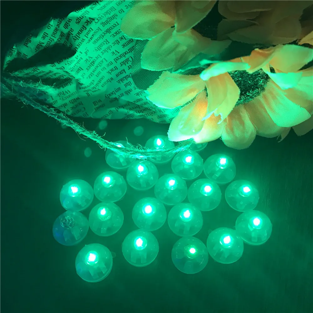 10Pcs Round Ball Tumbler LED Balloon Lights Mini Flash Luminous Lamps for Lantern Bar Christmas Wedding Party Decoration | Дом и сад
