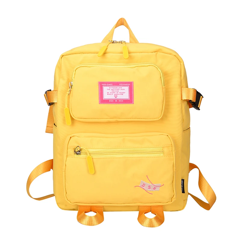 

Однотонное, стильное рюкзак легкий Junior школьные сумки для девочек, одежда для сна, просто Школьный рюкзак, рюкзак для колледжа, сумка на плеч...