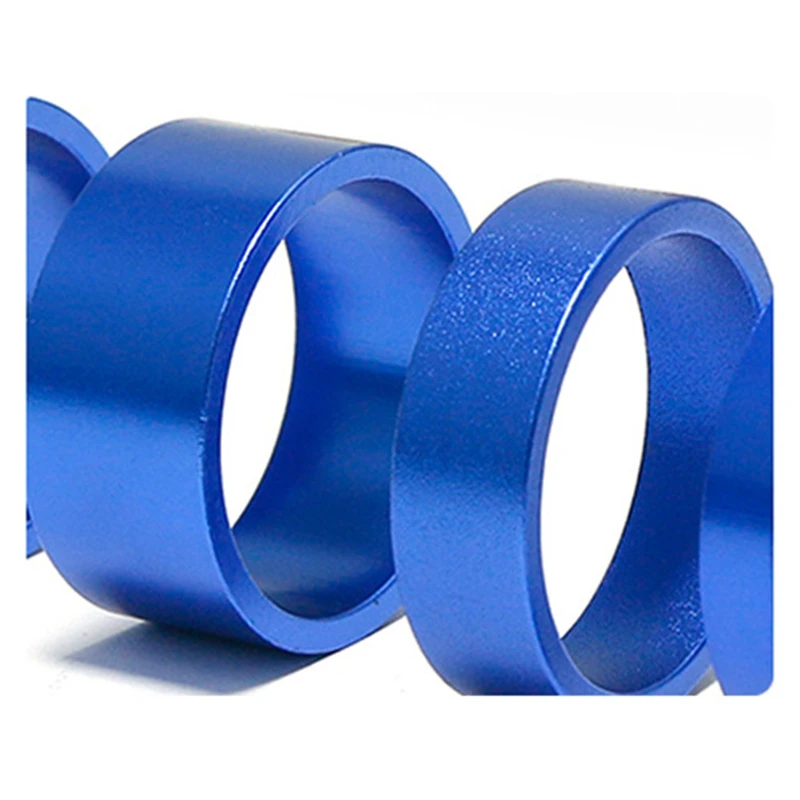 

4Pcs Aluminum Bike Gasket Headset Washer Mountain Bicycle Front Fork Washer Bike Stem Handlebar Spacers Ring Gasket