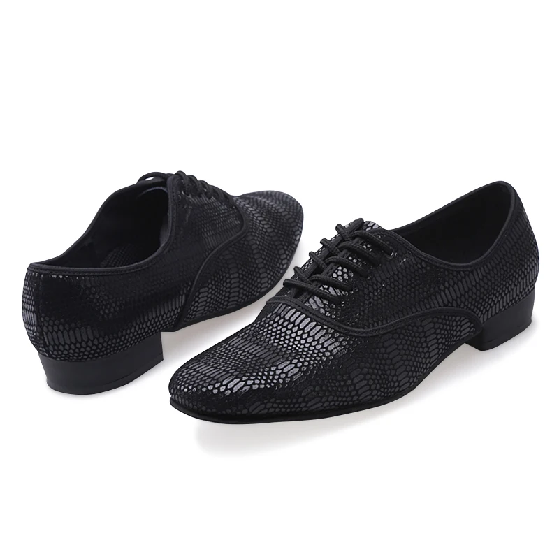 Hipposeus Latin Dance-Shoes Boys Men Modern Tango Salsa Dancing Shoes Soft/Rubber Sole High Quality Dancing Shoes Profesional