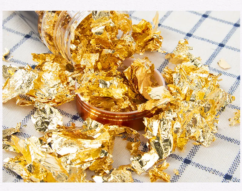 

Rose Gold Leaf Flake Resin Epoxy Mold Gold Foil Fillings Materials Gilding Decor for Resin Jewelry Making Tool