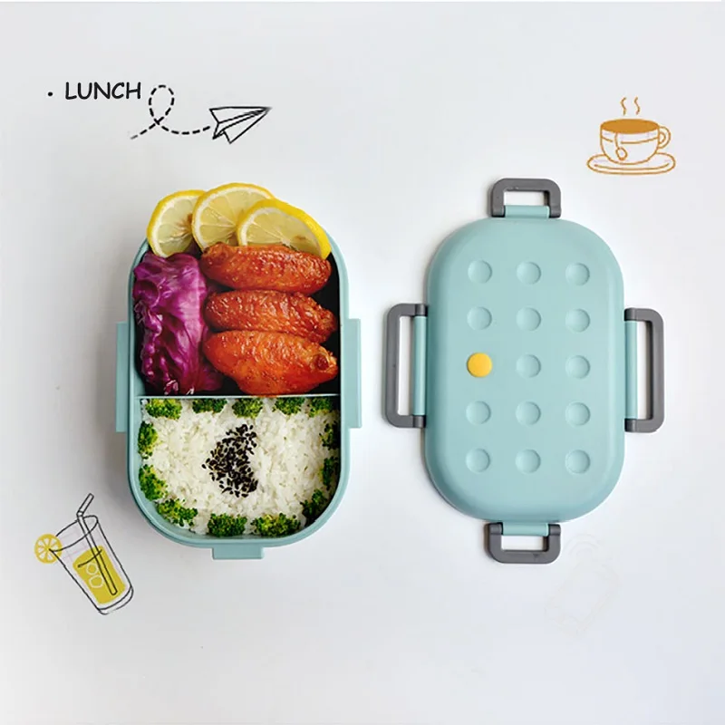 Контейнер для обедов MICCK детей контейнер разогрева микроволновой печи милая