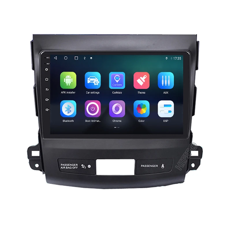 IPS DSP Android 10 4G RAM 2 DIN Автомобильный GPS для Mitsubishi Outlander без DVD плеера стерео радио