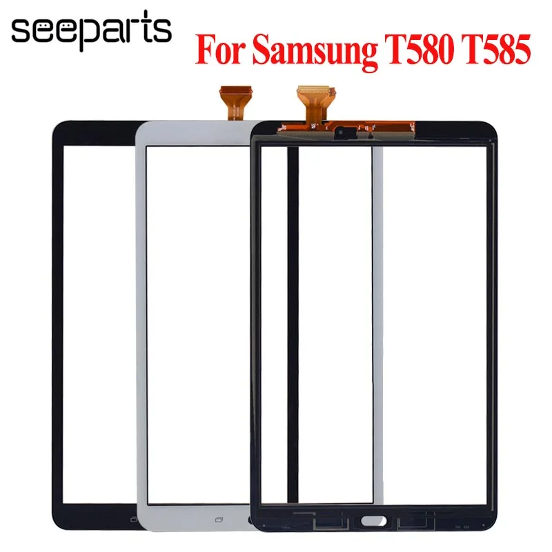 Сенсорный экран 10 1 дюйма для SAMSUNG GALAXY Tab A T580 T585 дигитайзер стеклянный сенсорный