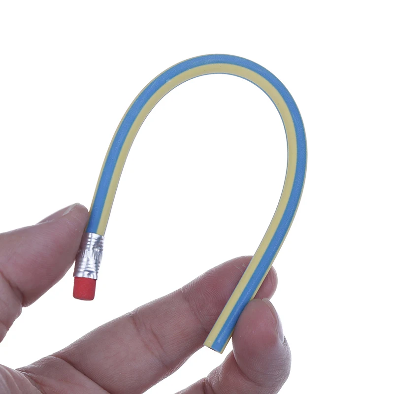 10 шт. мягкие гнущиеся карандаш с верхней частью ластика для Студент Дети школьные