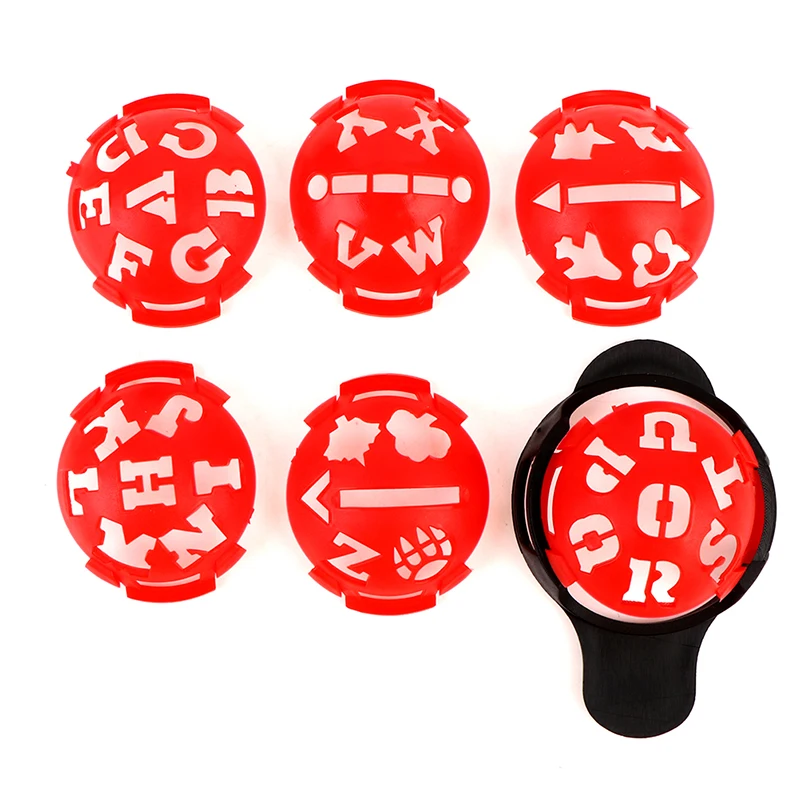 

6 In 1 Golf Line Liner Marker Template Drawing Alignment Marker Logo Marking Tool Marker Golf Training Aid