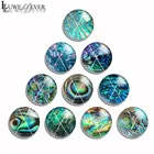 Браслет-амулет, круглый стеклянный кабошон, 12 мм, 10 мм, 14 мм, 16 мм, 20 мм, 25 мм, 460, 10 шт.лот, 18 мм