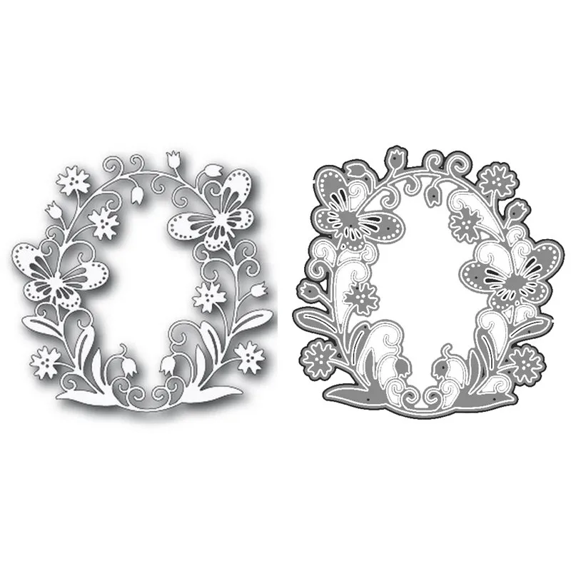 Новинка 2020 металлические высечки и Скрапбукинг для изготовления бумаги Бабочка