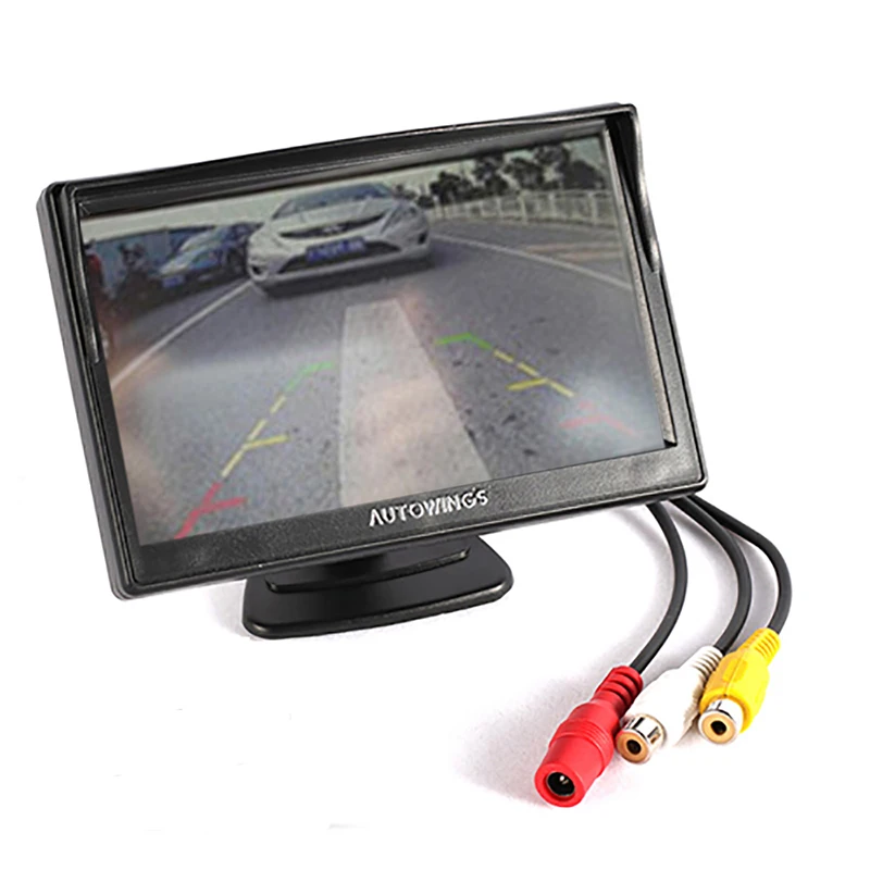 5 дюймовый автомобильный монитор для камеры заднего вида парковочный HD 800*480 tft lcd