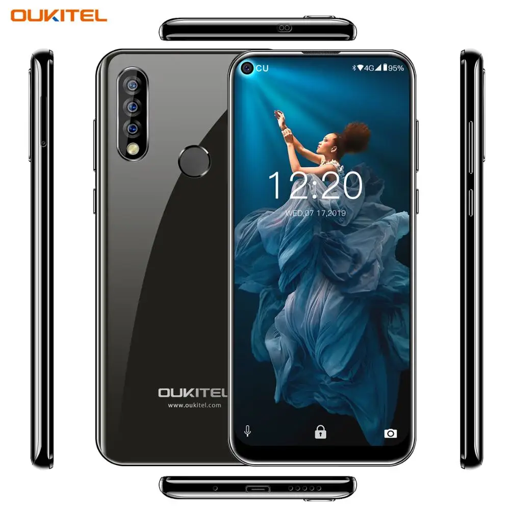 OUKITEL C17 PRO C17PRO 6,3" Android 9,0 мобильный телефон MTK6763 Восьмиядерный двойной 4G sim-карта смартфон 3900 мАч 5V2A Быстрая зарядка