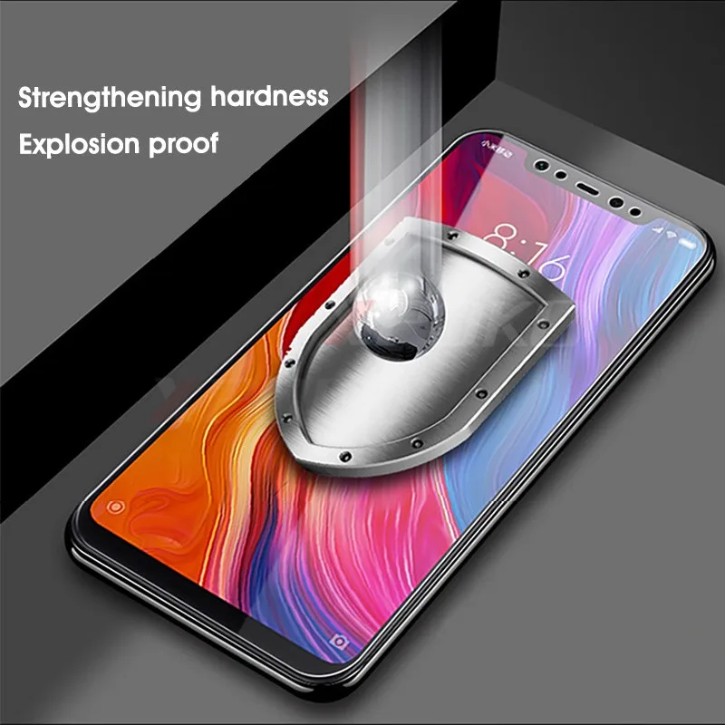 3 шт полный закаленного стекла для samsung Galaxy A7 A8 A6 Plus 2018 протектор экрана на