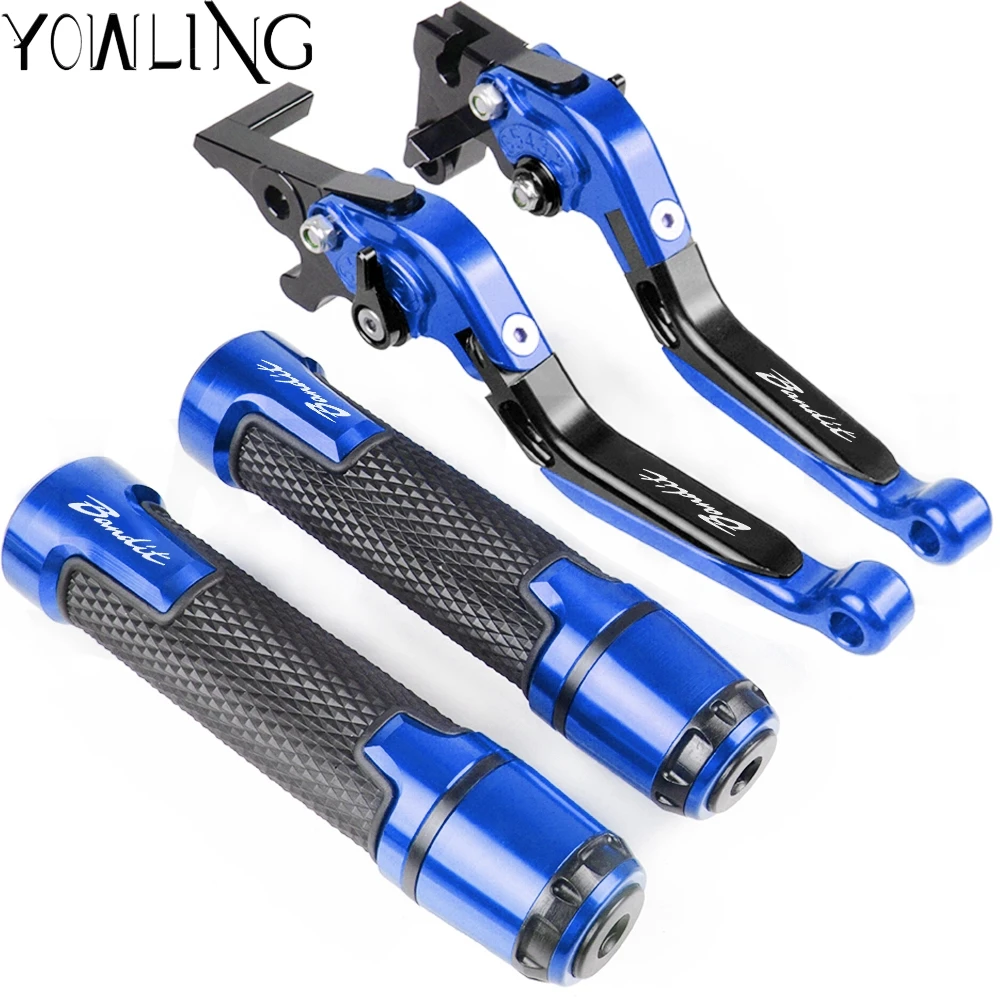 

For SUZUKI GSF 600S BANDIT 1996-2004 1997 1998 1999 2000 Motorcycle Accessories Brake Clutch Levers Handlebar Hand Grips ends