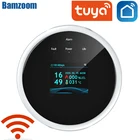 Умный детектор газа Tuya, Wi-Fi датчик горючего газа для дома, новая система сигнализации с поддержкой приложения Tuya Smart Life