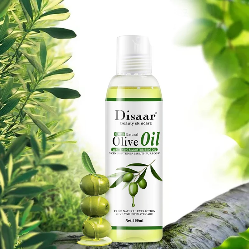 

100% Natural Organic Olive Oil SPA Body Oil Best Relaxing Skin CareSoften Repair Dry Cracked Skin Oil Control Massage Oils 100ml
