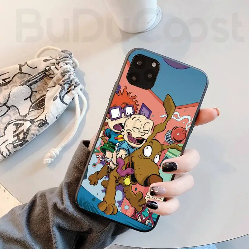 

Cartoon Rugrat Phone Case For Iphone 12 Pro Max 11 Pro XS MAX 8 7 6 6S Plus X 5S SE 2020 XR Case