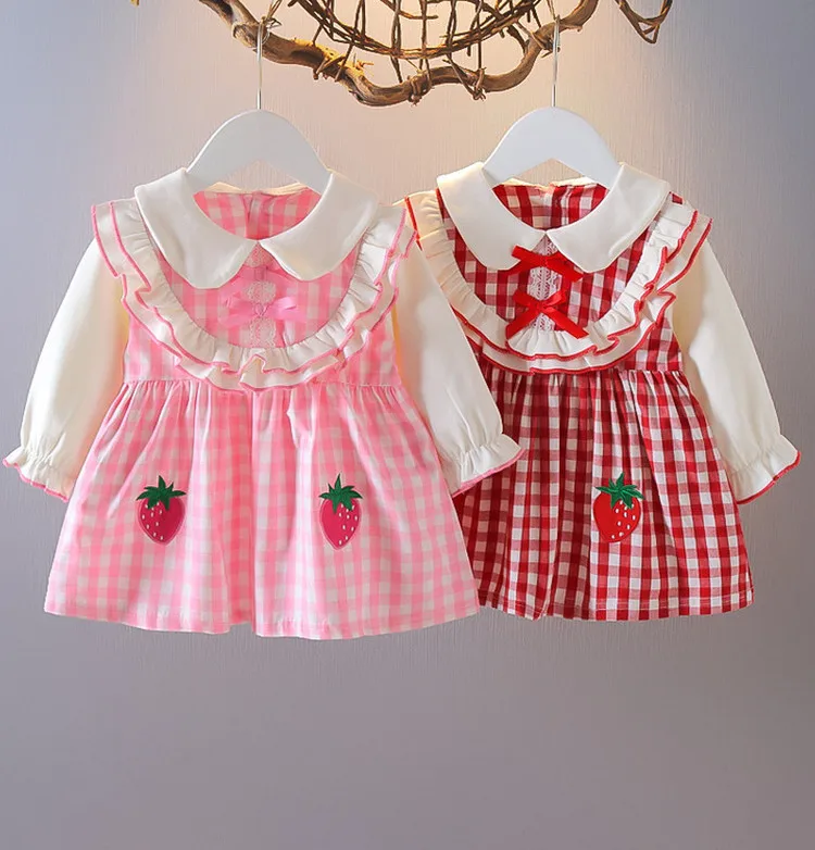 

baby Girls' clothes spring autumn princess wedding party dresses for 6m-3 year old girls baby long sleeve dress