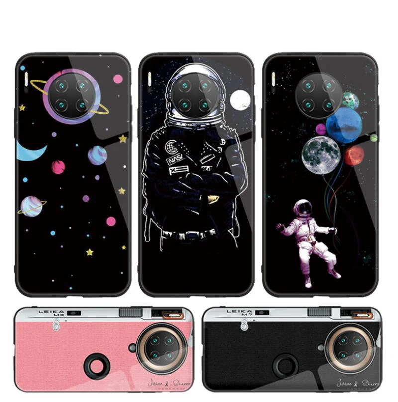 Закаленное Стекло чехол для телефона mate 30pro астронавт выглядят мобильный телефон