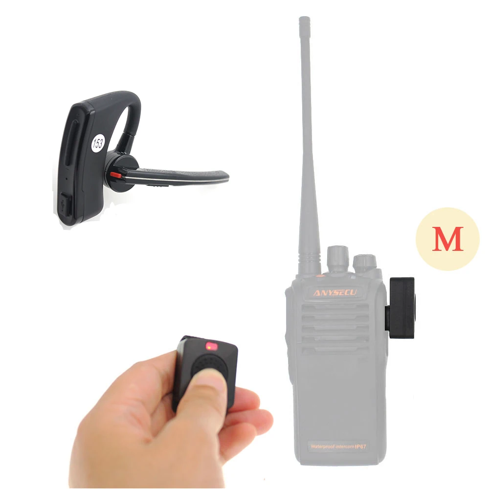 Беспроводная рация Bluetooth PTT гарнитура наушники для HYT TC610 TC500 GP300 GP308 GP68 GP88