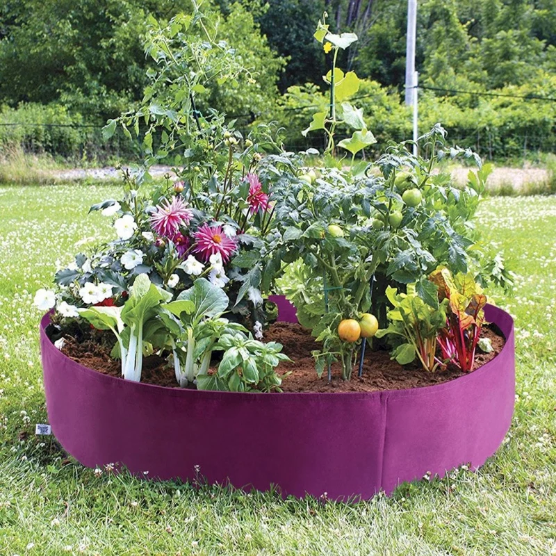 

Grow Bags Non-Woven Fabric Garden Bed Planting Container Grow Bags Fabric Planter Pot For Plants Nursery Pot For Outdoor