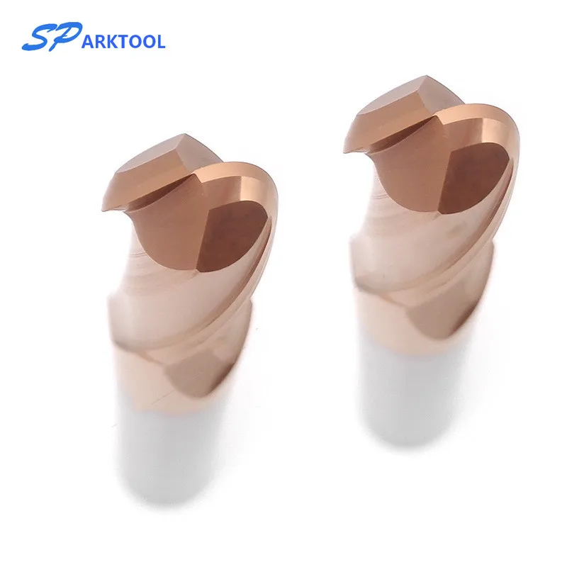 HRC65 шаровая носовая фреза карбидная Концевая с покрытием из сплава Вольфрамовая