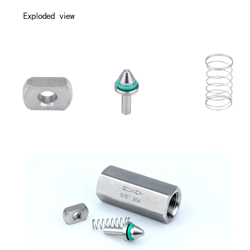 Обратный клапан в одну сторону обратный Бензин дизель двойной Внутренний провод
