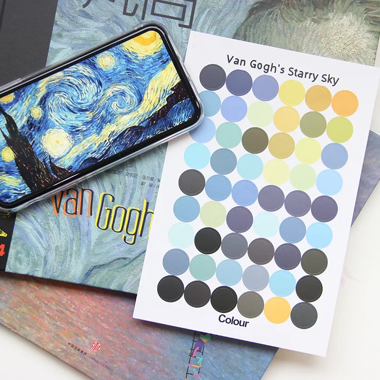 Sandro прекрасный Цвет любовь круг точка Стикеры вручную учетной записи Diy печать