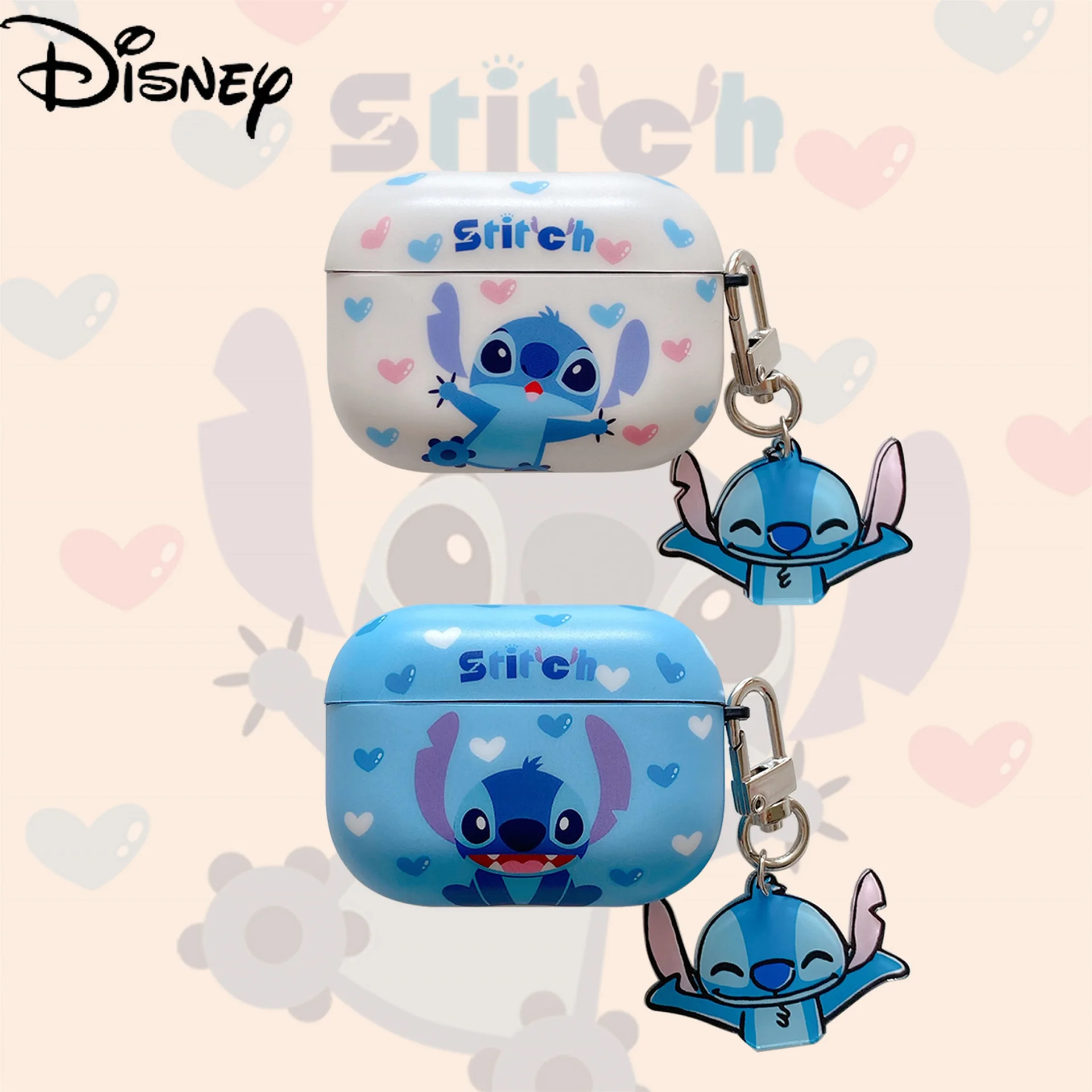 

Disney Stitch for Airpods Pro3 Protective Cover 1/2 Generation Cartoon Cute Apple Bluetooth Compatible Earphone Cover Soft Shell