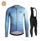 Зимний флисовый мужской костюм из Джерси для езды на велосипеде, одежда для езды на велосипеде, одежда для езды на велосипеде Ralvpha, командный велосипедный костюм