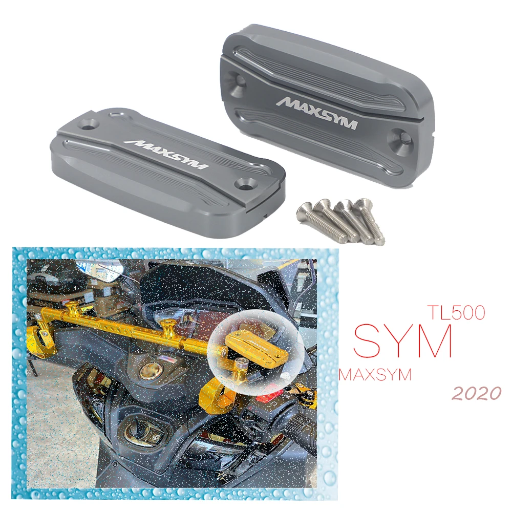 

2020 For SYM MAXSYM TL 500 Maxsym TL500 Front Brake Clutch Fluid Reservoir Cap Tank Cover Motorcycle Accessories