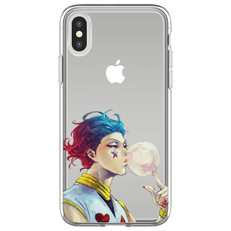 Мягкий прозрачный чехол для телефона Hunter x 3 HXH Anime Hisoka Morow iPhone 12 11 Pro Max X XR XS 8 7 Plus Mini