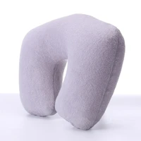 1pc new u shaped travel pillow car air flight inflatable pillows neck support headrest cushion soft nursing cushion