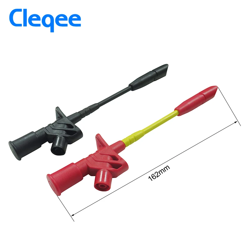 

Клипсы для пирсинга Cleqee P5005 2 шт., профессиональные зажимы для пирсинга, 10 А, щуп для мультиметра, с 4 мм разъемом