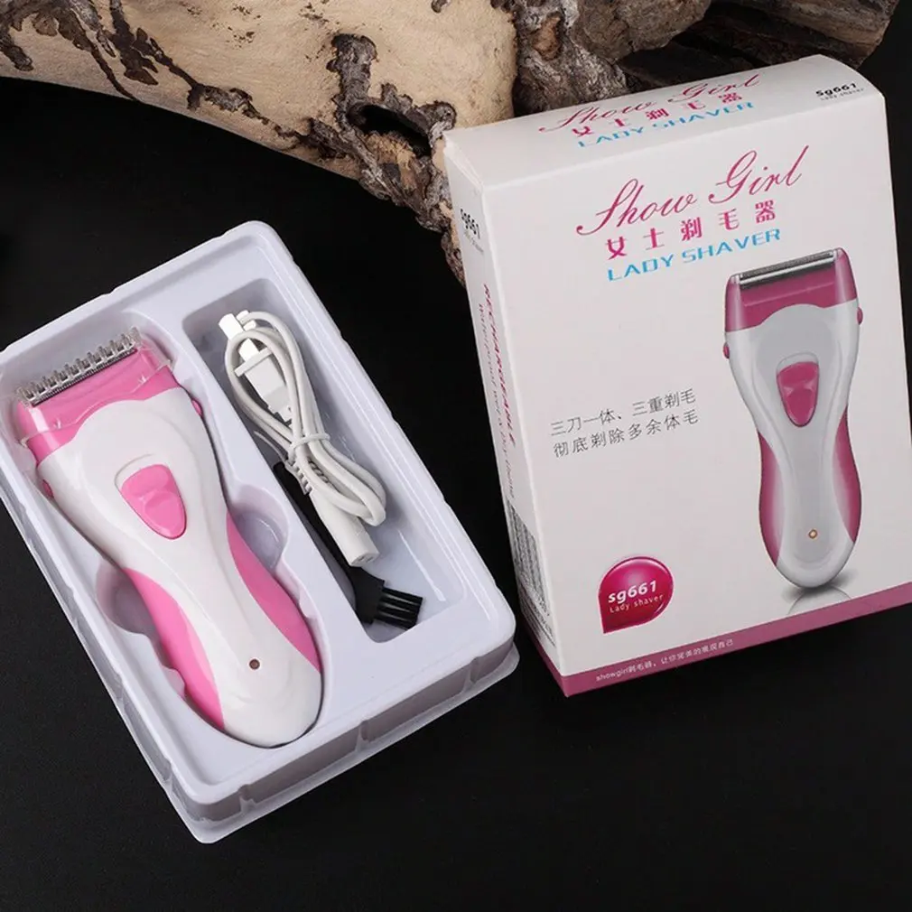 

Rechargeable Women'S Electric Epilator Shaver Armpit Private Parts Armpit Hair Legs Pubic Hair Ladies Shaver