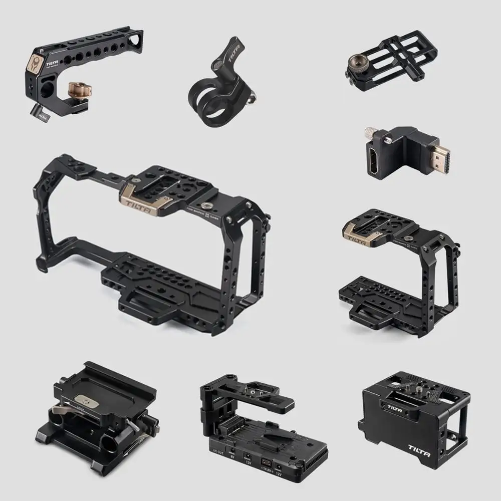 Клетка для камеры Tilta BMPCC 4K 6K черная клетка половина клетки верхняя ручка опорная